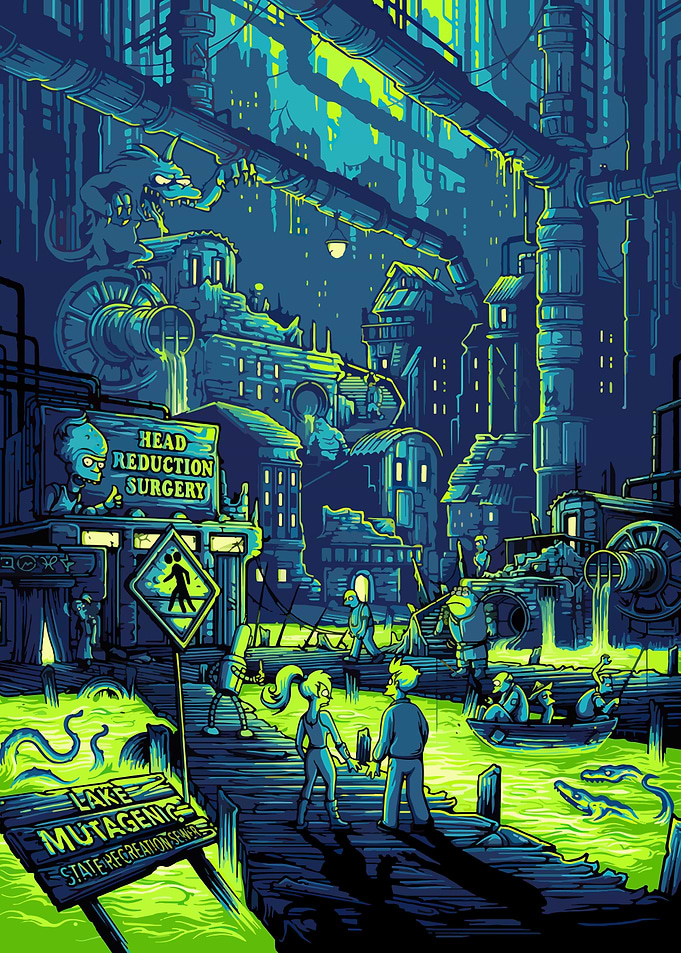futurama poster