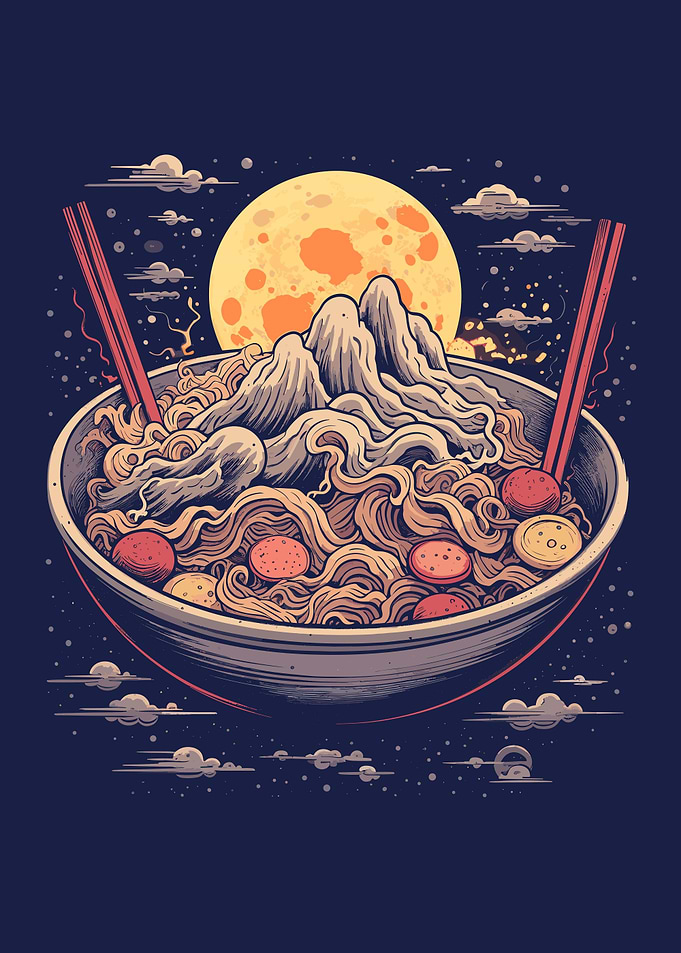 ramen bowl art