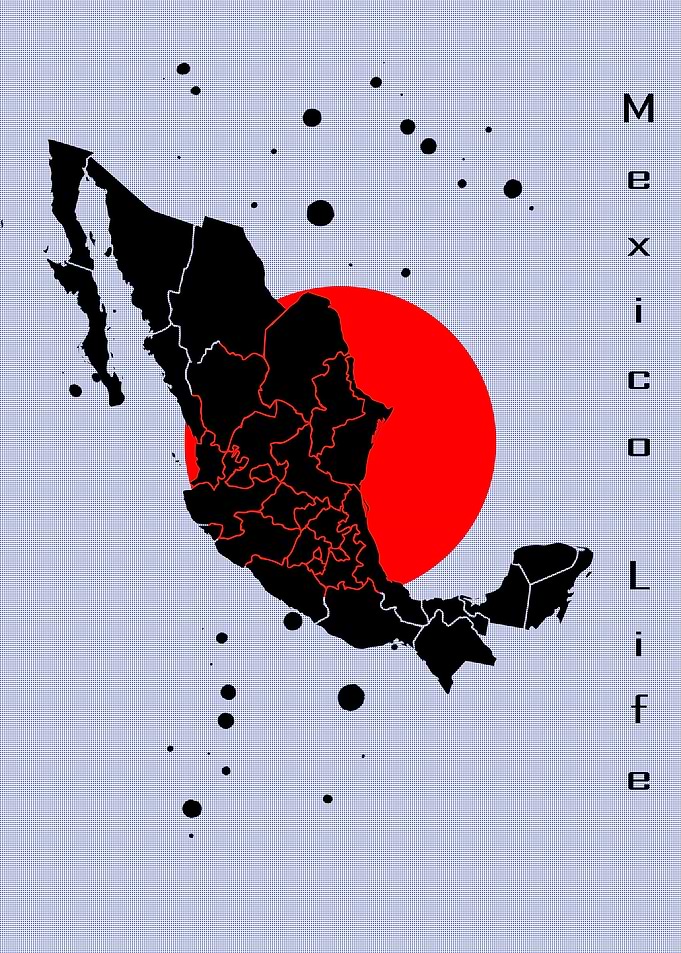 Mexico map fan art