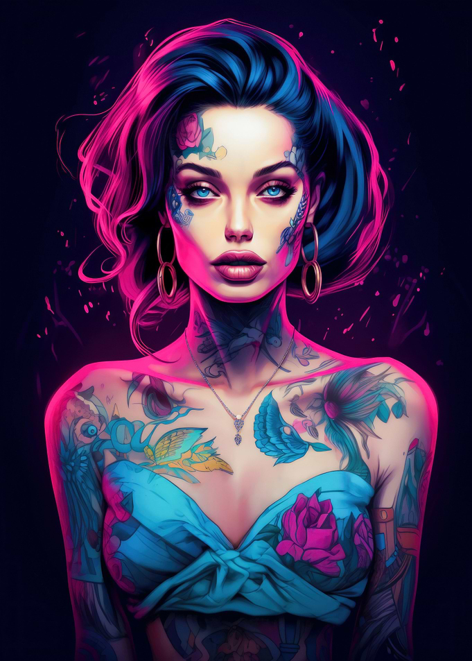 Sexy Neon Witch