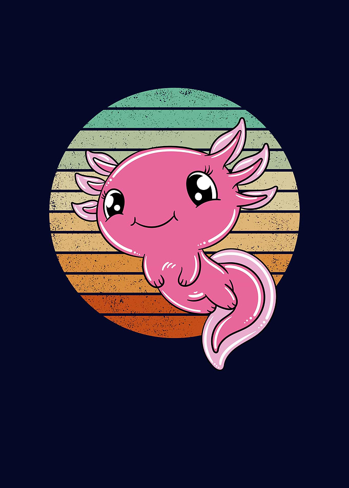 Cute Baby Axolotl