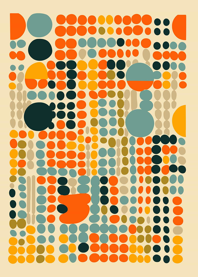 MCM DOTS POSTER