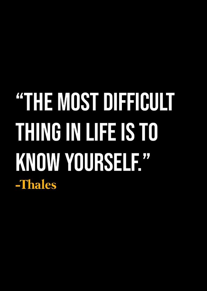 Thales Quote