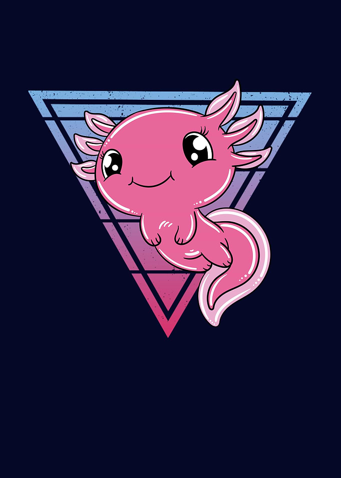 Cute Baby Axolotl