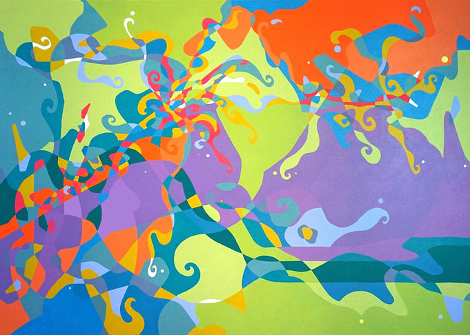 Violet abstract