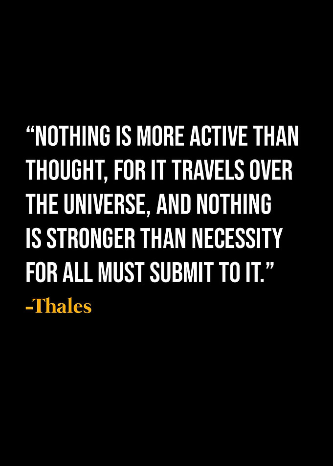 Thales Quote