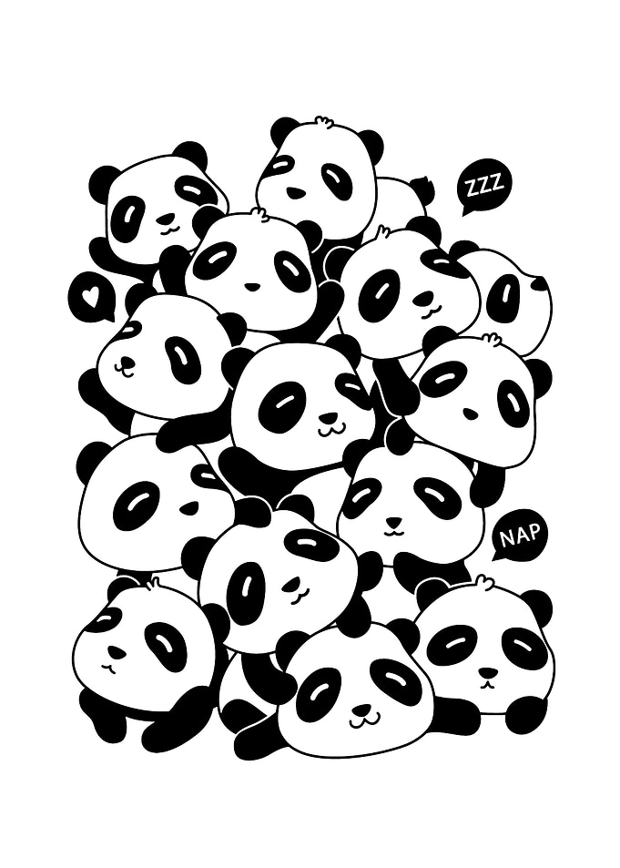 panda cute
