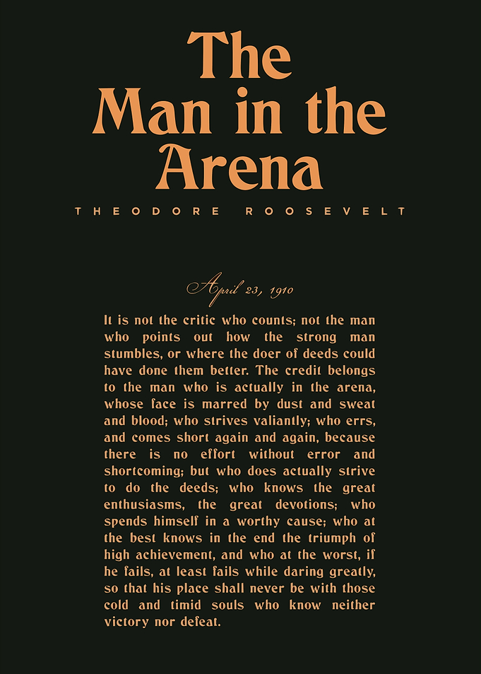 The man in the arena Quote