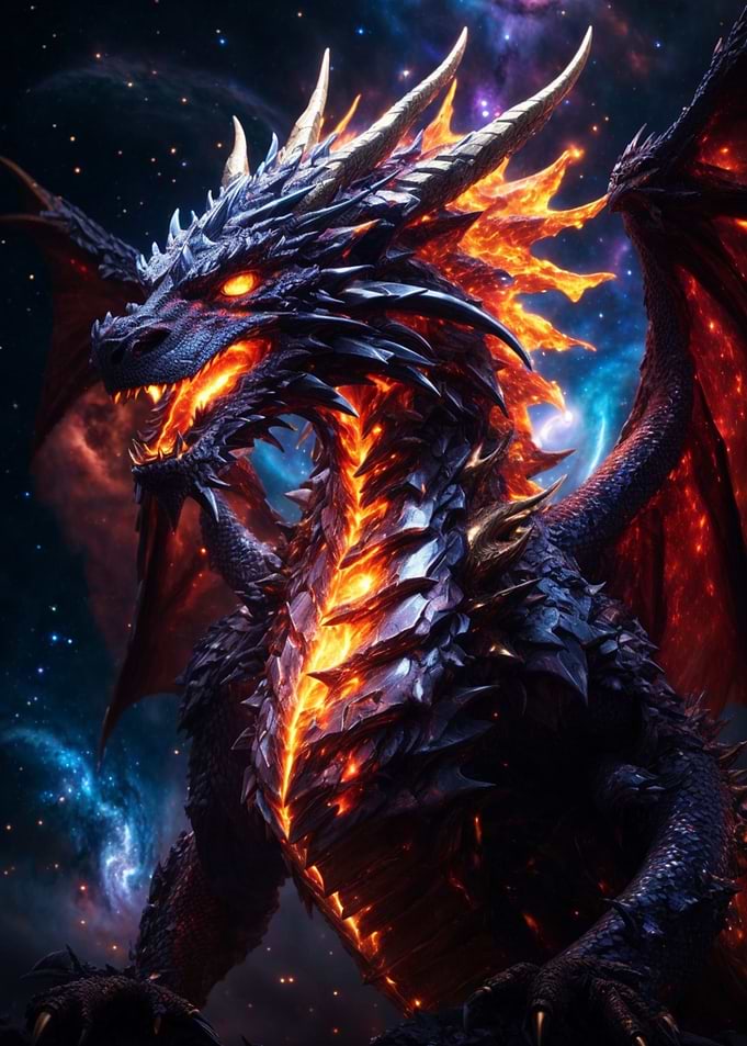 Dragon Fire Night Galaxy