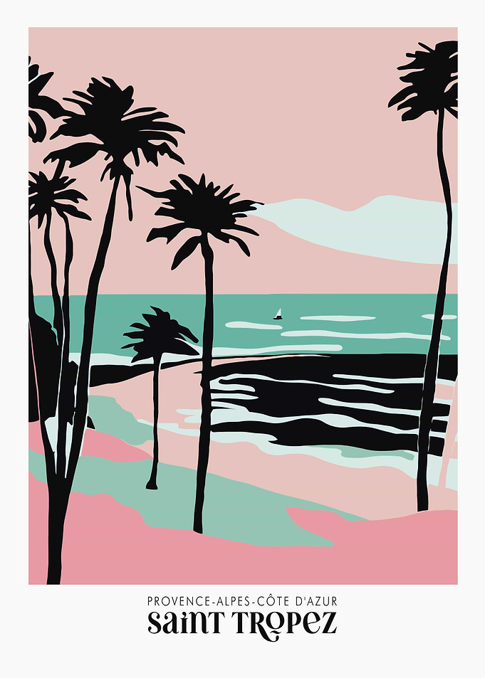 Saint Tropez France Poster