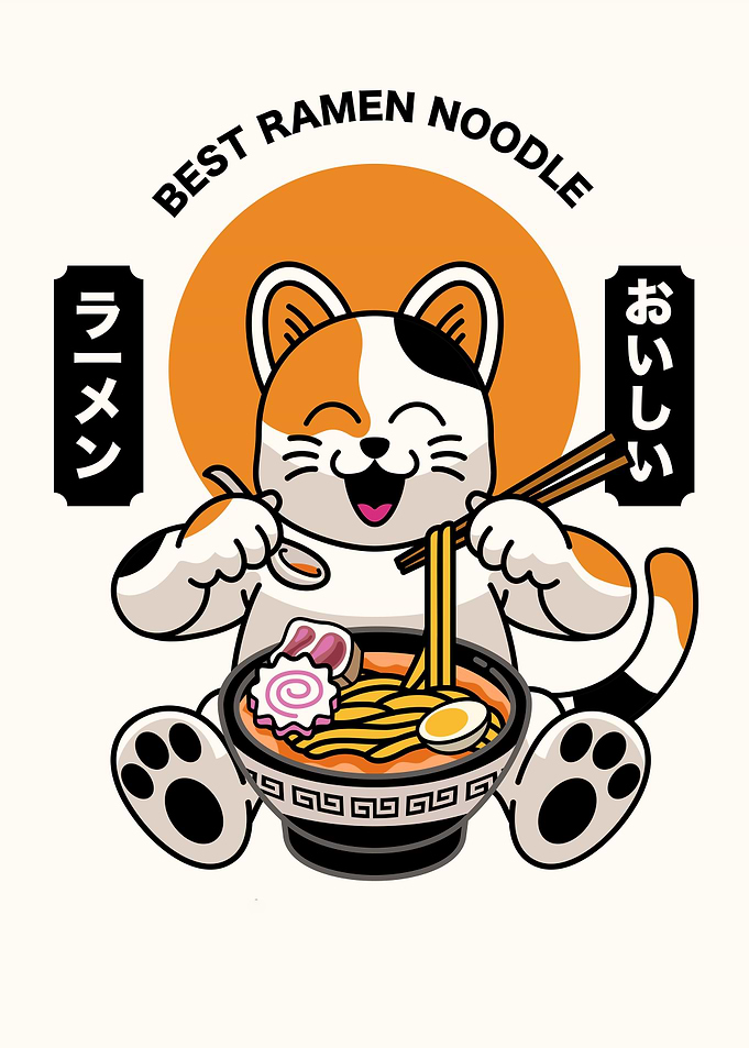 Ramen Cat Noodle