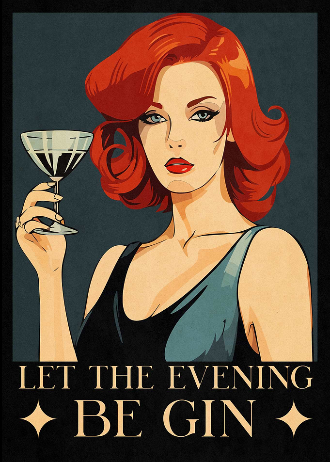 Art Deco Cocktail Print