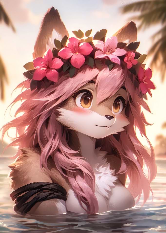Furry Fox Girl v7