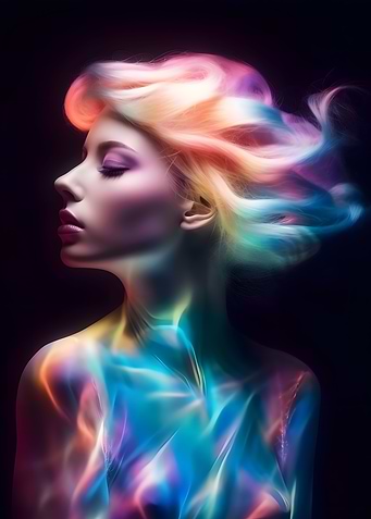 Colorful contemplation