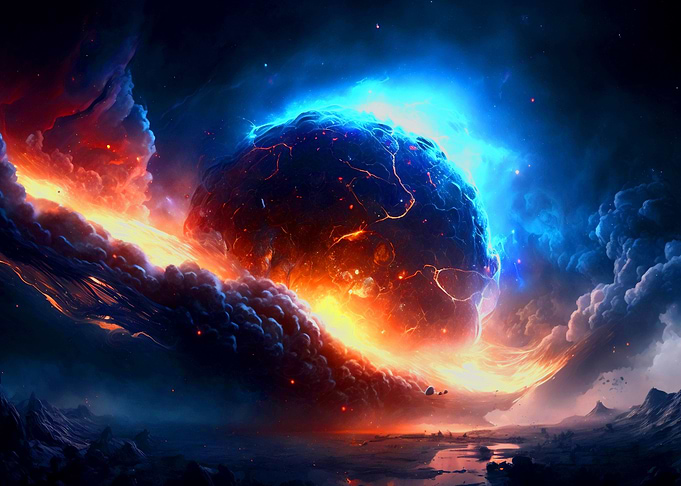 colorful outspace