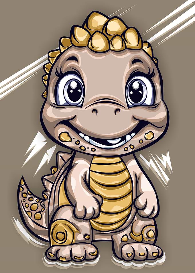 Dinosaurs Cute Poster