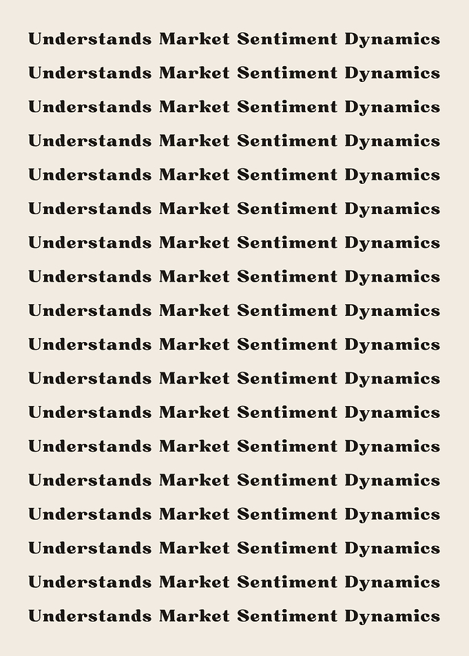 Understands Market Sentime