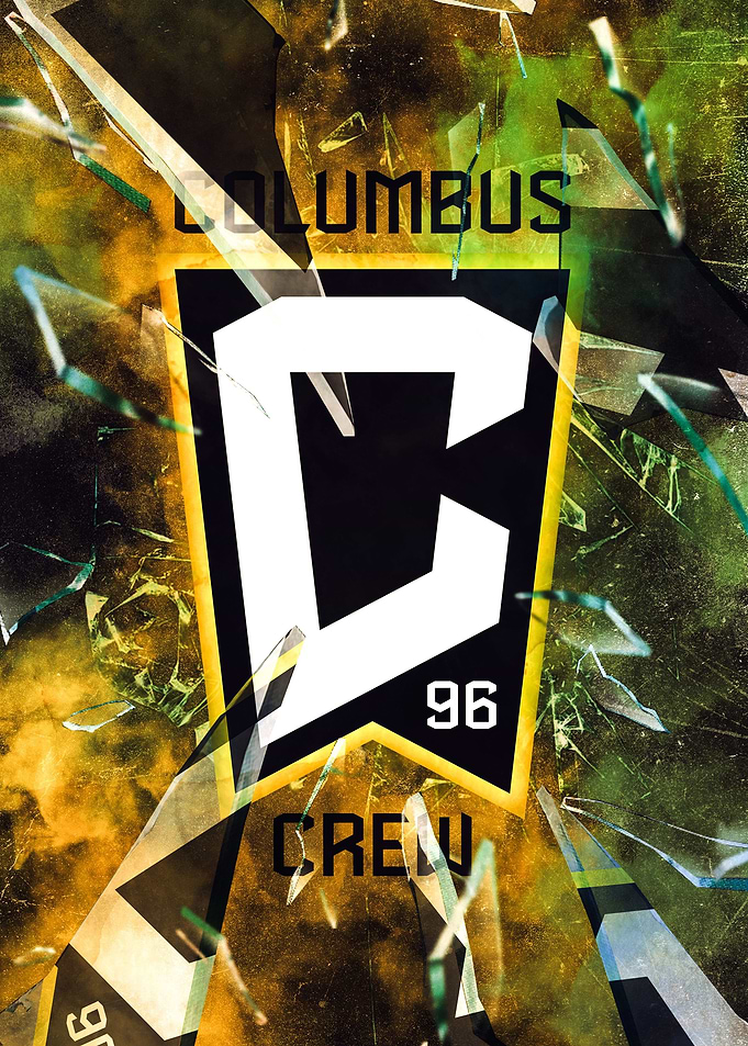 Columbus Crew Broken Glass