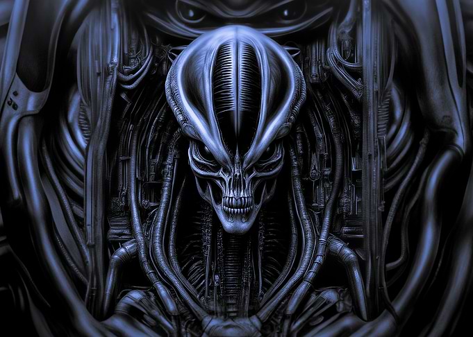An alienhuman hybrid