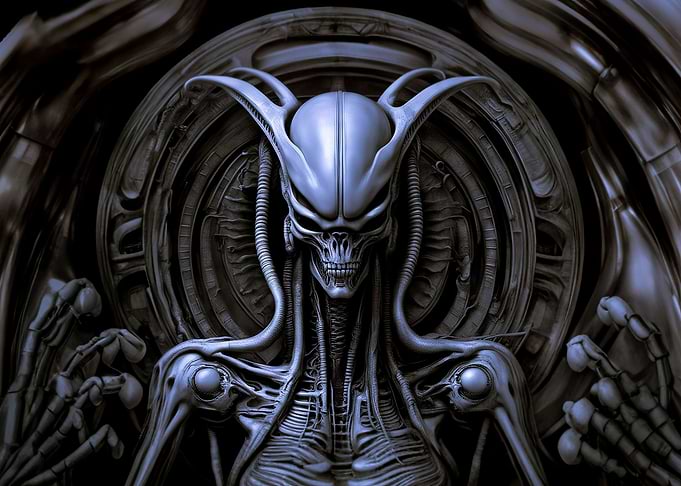 An alienhuman hybrid