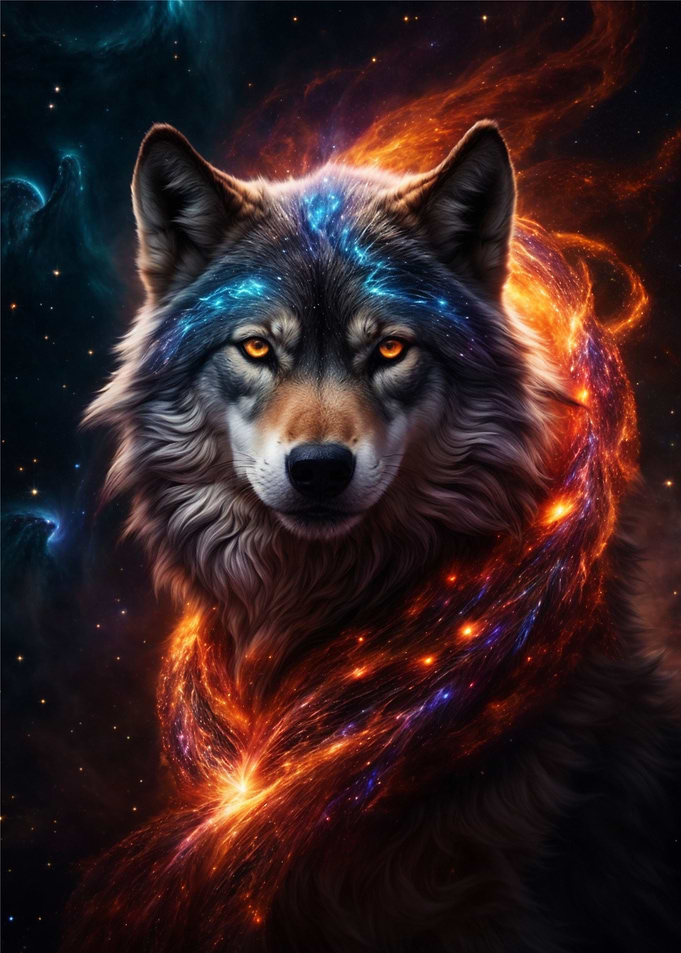 Wolf Night Galaxy