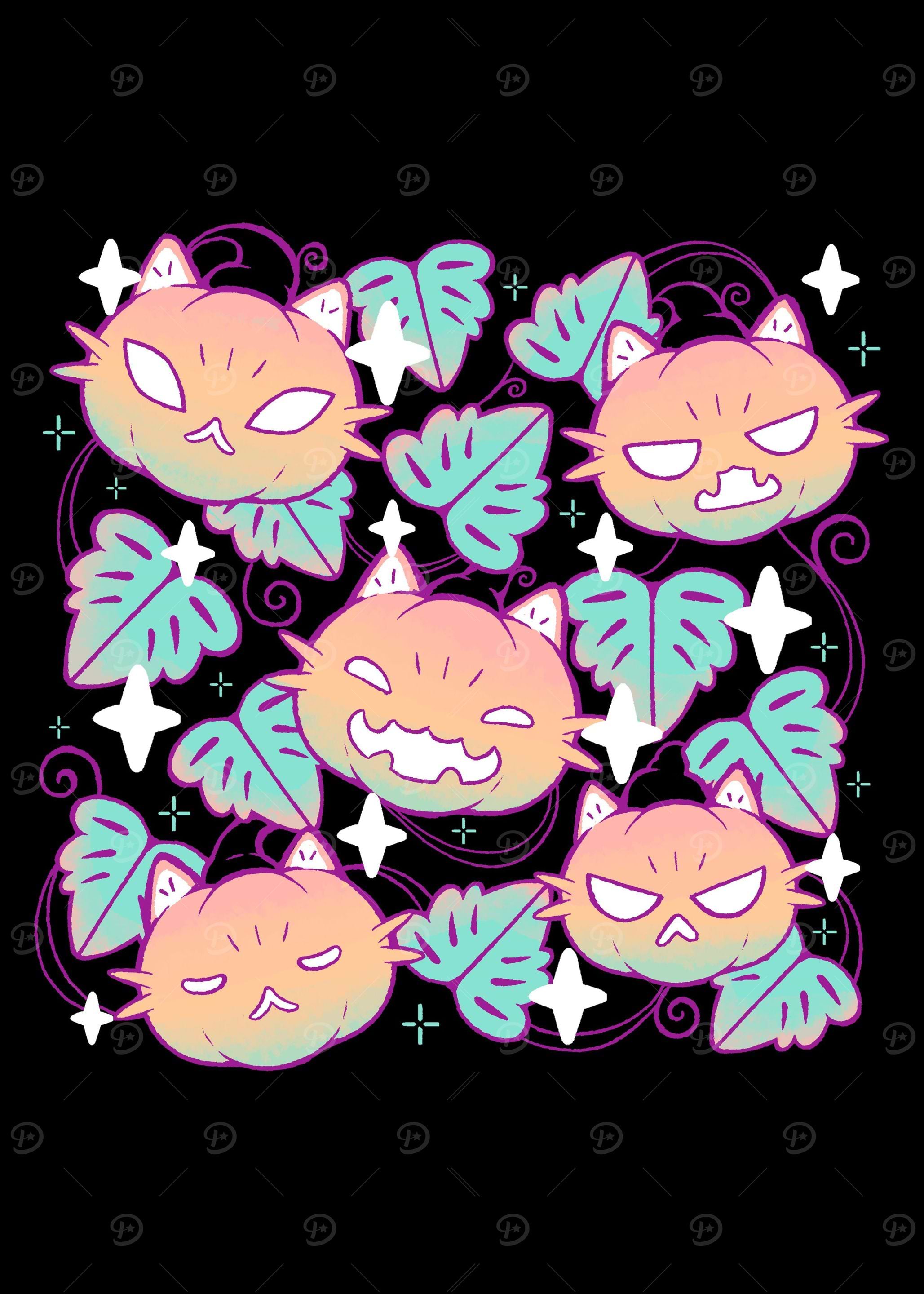 Pumpkin Cat Garden
