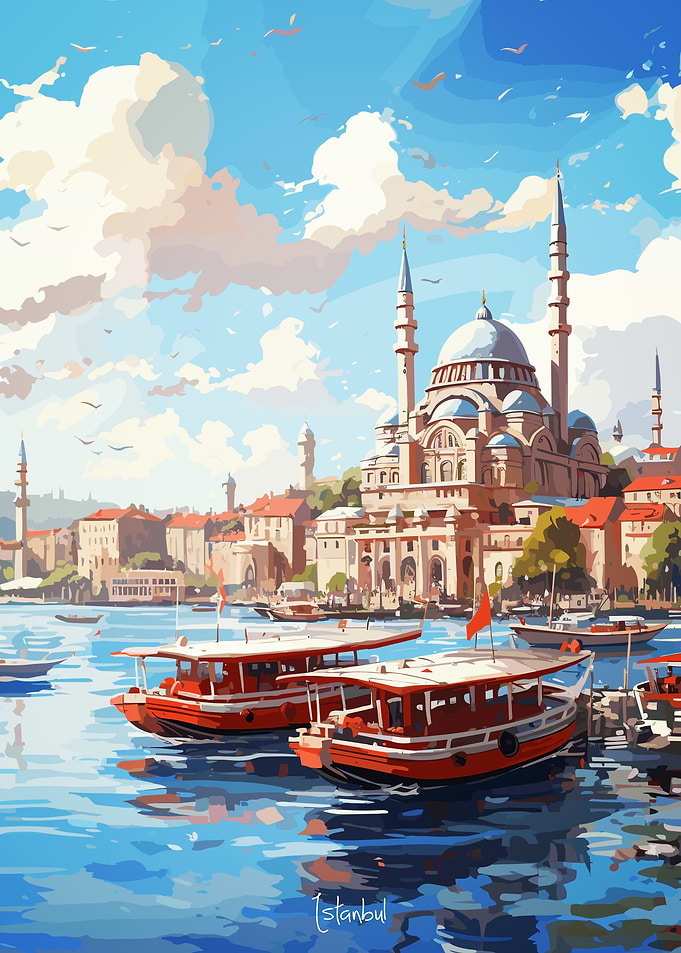 ISTANBUL Oil Painting
