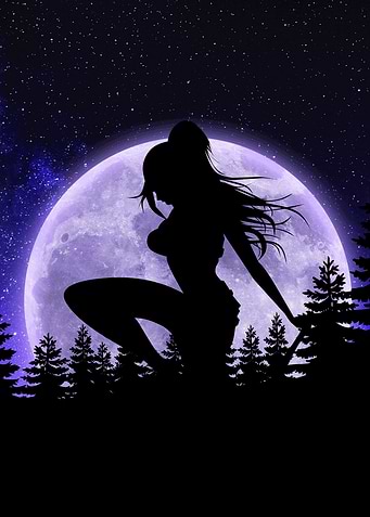 Girl on the Moon