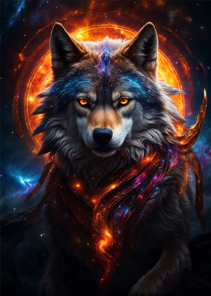 Wolf Night Galaxy