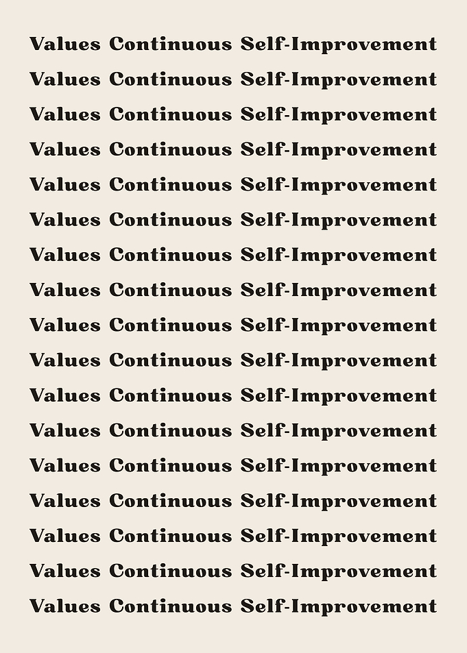 Values Continuous SelfImp