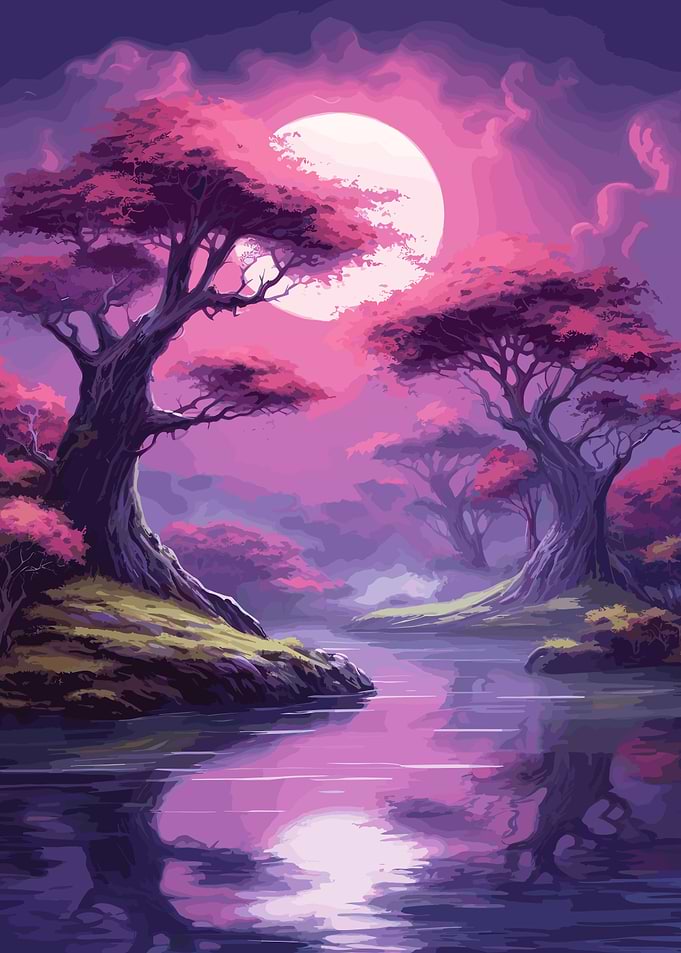 Cherry Blossom Japan Art