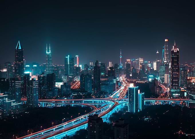 Lightened at Night Time