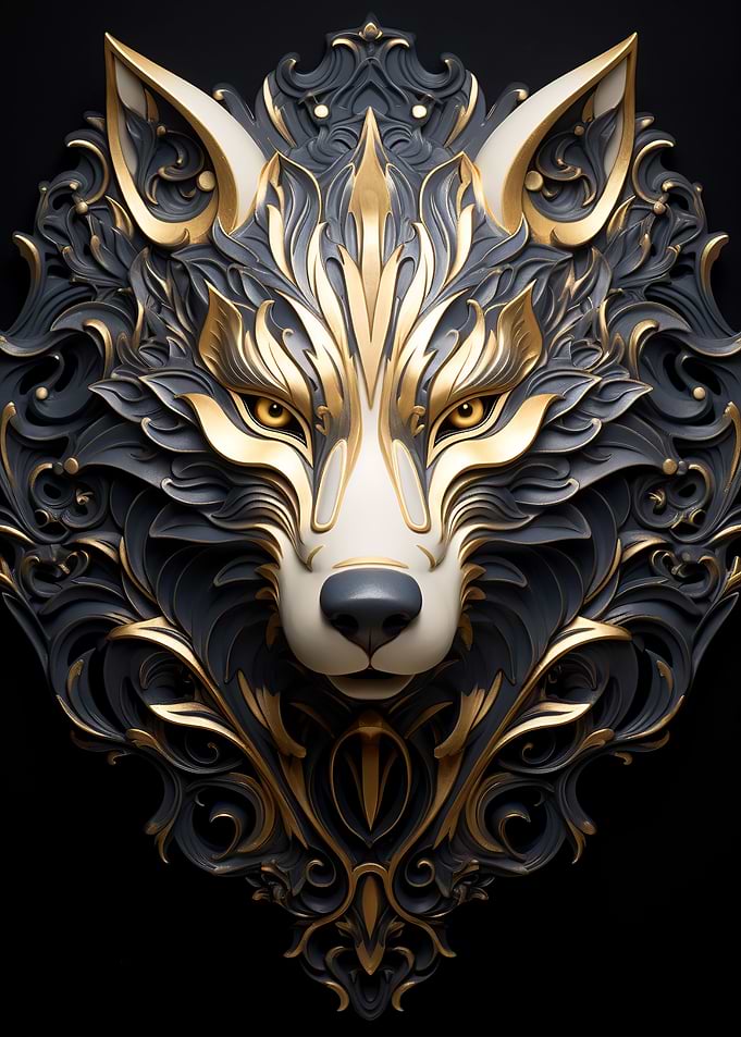 The Golden Regal Wolf