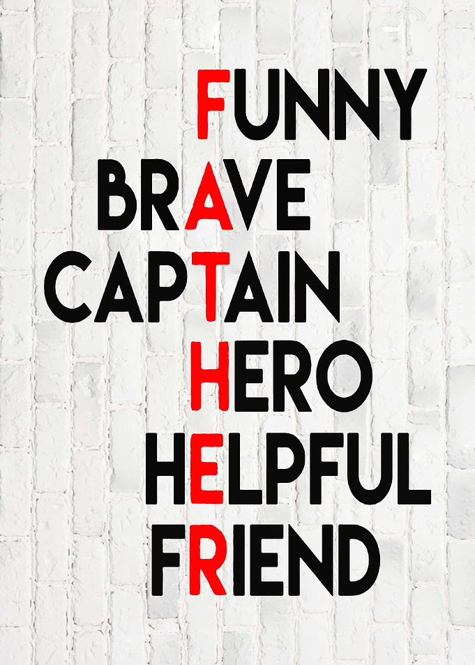 Father Fathers Day Hero