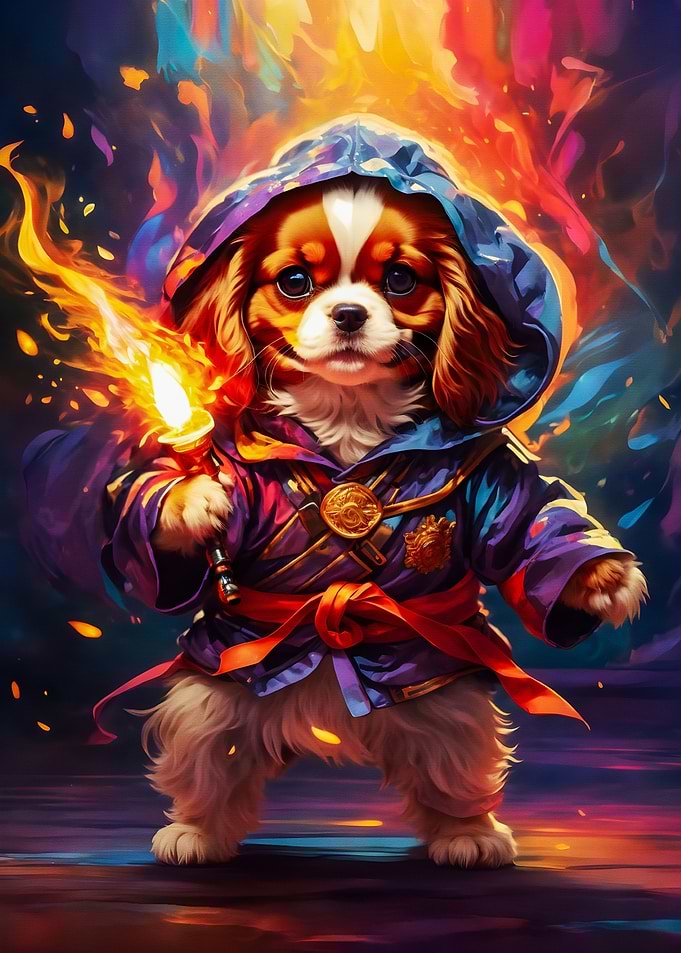 Charles Spaniel Puppy