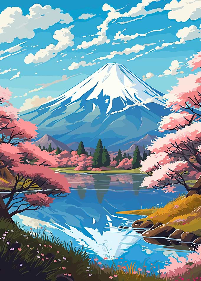 Mount Fuji from Yamanaka