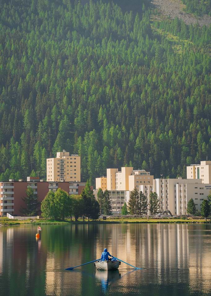 Lake St Moritz Boat
