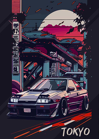 Jdm Car Poster