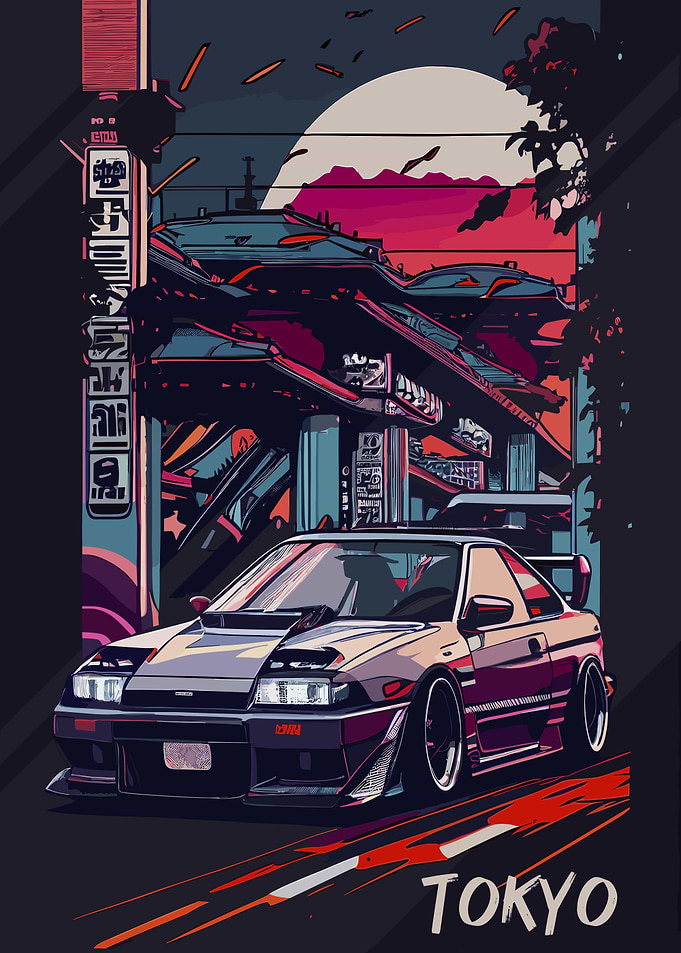 Jdm Car Poster
