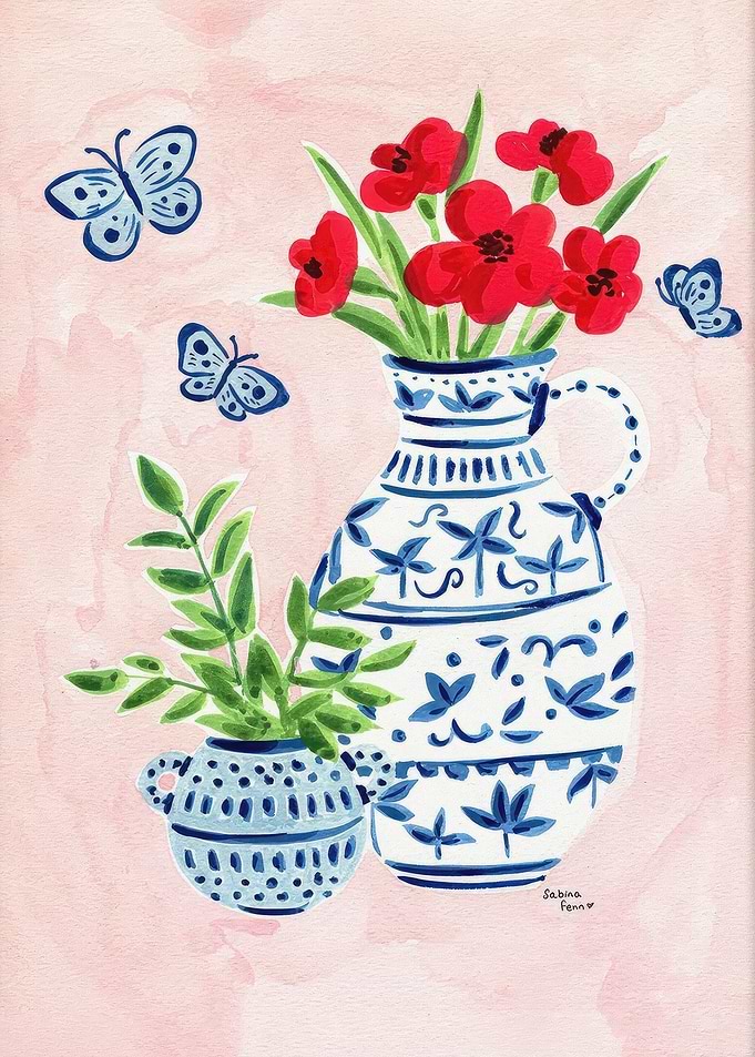 Flower vase Botanic