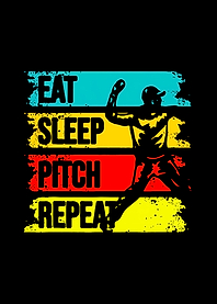 Eat Sleep Baseball Repeat