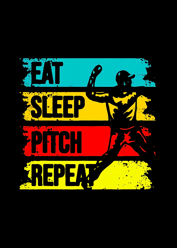 Eat Sleep Baseball Repeat