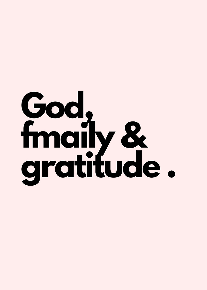 God Family gratitude