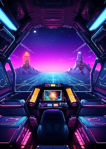 Spaceship Control Pixel