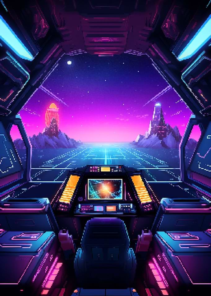 Spaceship Control Pixel