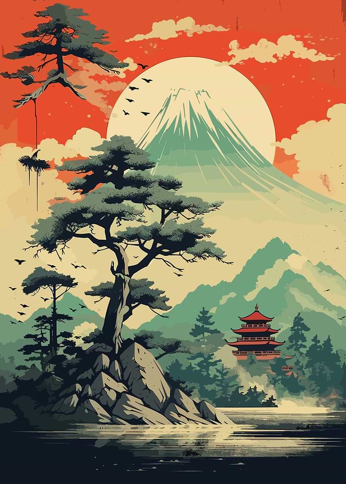 Vintage Japan Landscapes