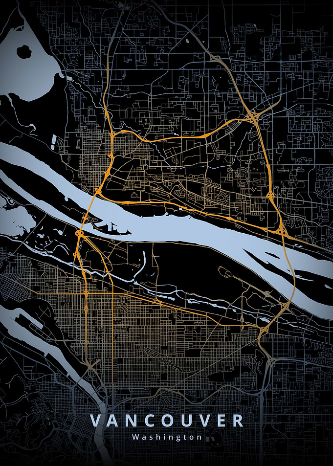 Vancouver Washington Map