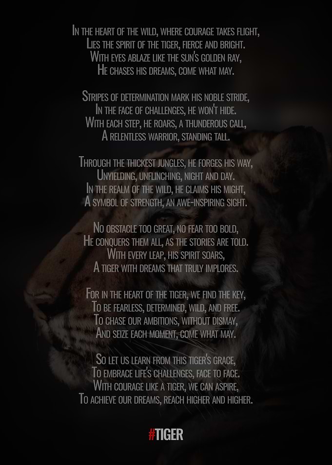 Tigers Poem