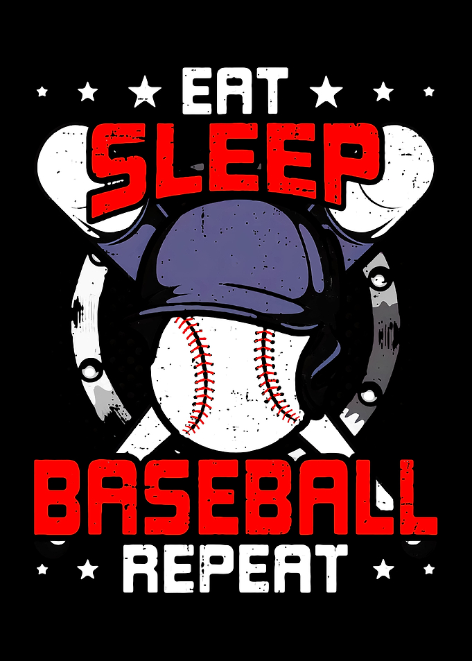 Eat Sleep Baseball Repeat