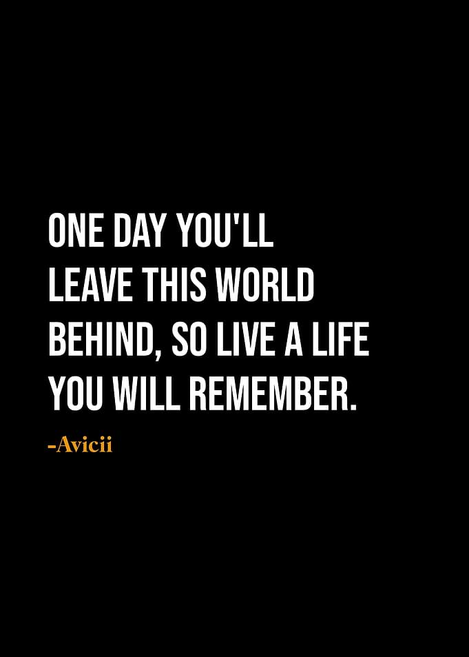 Avicii quotes